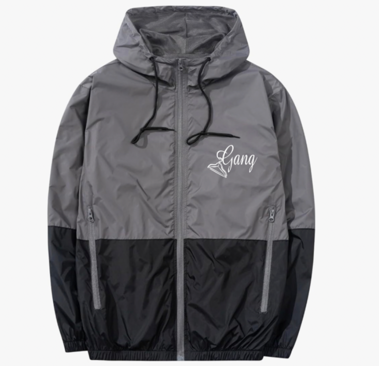 HangerGang Wind Breaker-Blk/Gry