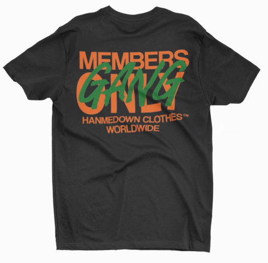 G Members Only Tee-Black
