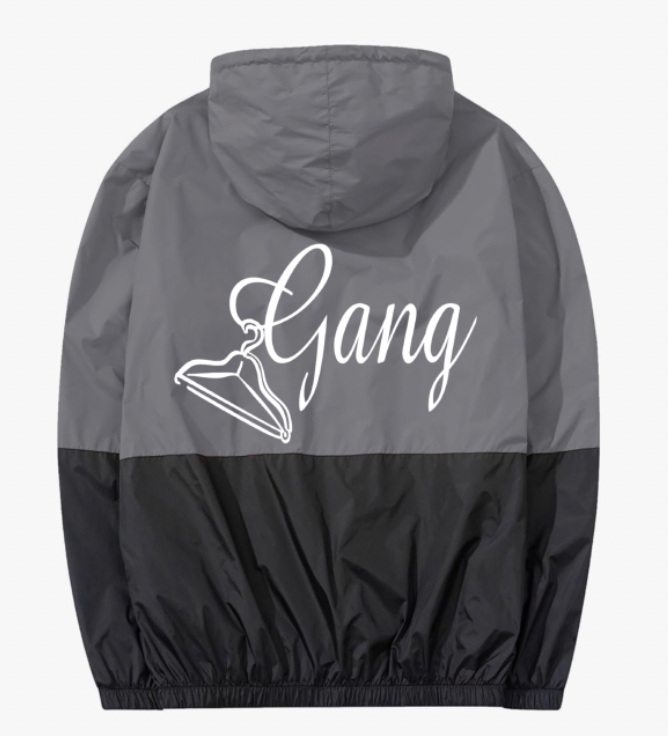 HangerGang Wind Breaker-Blk/Gry